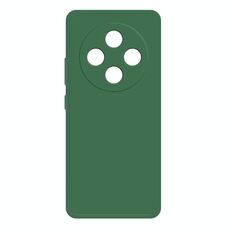 Per Redmi 14C 5G Custodia per telefono in silicone liquido imitazione (verde scuro)