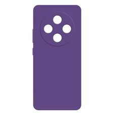 Per Redmi 14C 5G Custodia per telefono in silicone liquido imitazione (viola scuro)