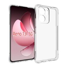 Per OPPO Reno13 F 5G Custodia per telefono in TPU antiurto antiscivolo (trasparente)