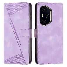 Per Honor 300 Pro / 300 Ultra Dream Triangle Custodia in pelle con cordino (viola)