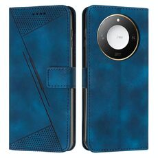 Per Honor X60 / X9c Smart Dream Triangle Custodia in pelle per telefono con cordino (blu)