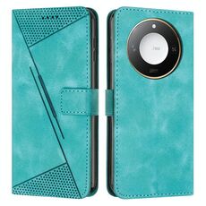 Per Honor X60 / X9c Smart Dream Triangle Custodia in pelle per telefono con cordino (verde)
