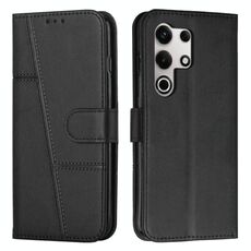 Per itel S25 Ultra Stitching Calf Texture Fibbia Custodia per telefono in pelle (nero)