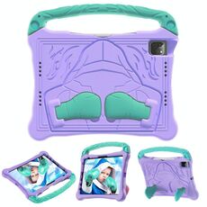 Per iPad Pro 11 2022/2021/2020 Boxing Series Kickstand EVA Custodia antiurto per tablet (viola menta)