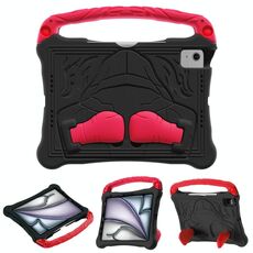 Per iPad Air 11 2024 Boxing Series Kickstand EVA Custodia antiurto per tablet (nero rosso)