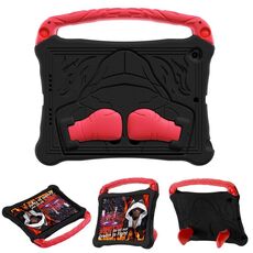 Per iPad 10.5 2017 / Air 3 2019 Boxing Series Kickstand EVA Custodia antiurto per tablet (nero rosso)