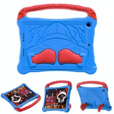 Per iPad 10.5 2017 / Air 3 2019 Boxing Series Kickstand EVA Custodia antiurto per tablet con tracolla (blu rosso)