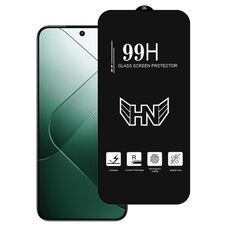 Per Xiaomi 14 Pellicola in vetro temperato a schermo intero con ampio arco in alluminio