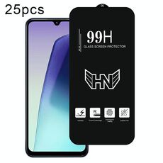 Per Redmi 14C 4G 25 pezzi Pellicola in vetro temperato a schermo intero con grande arco in alluminio