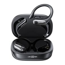 Auricolari Bluetooth wireless originali Lenovo EA305 con display digitale montati sull'orecchio (neri)