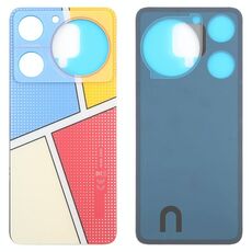 Per ZTE nubia Music Z2353 Cover posteriore in vetro con adesivo (multicolore)