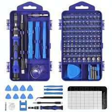 Kit di cacciaviti magnetici di precisione 122 in 1 (blu)