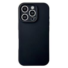 Per iPhone 16 Pro PU Hybrid TPU MagSafe IC Chip Custodia per telefono (nero)