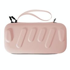 Per Nintendo Switch / Switch OLED Borsa portaoggetti rigida portatile Borsa a mano Versione spina UE (rosa)