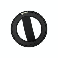 RK-X39 Mini Supporto per cellulare con fibbia ad anello magnetico in silicone (nero)