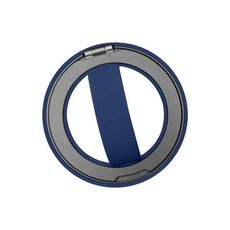 RK-X39 Mini Supporto per cellulare con fibbia ad anello magnetico in silicone (blu scuro)