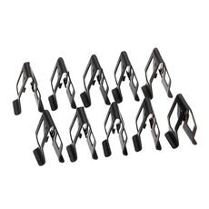 10 pezzi / confezione universale per clip decorative in metallo per cruscotto auto