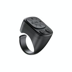 RK-C229 Telefono cellulare multifunzionale Lazy Wireless Ring Bluetooth Remote Control (nero)