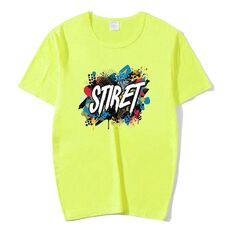 T-shirt girocollo in modal a maniche corte con stampa personalizzata su richiesta, taglia: XXXXXL (verde erba)