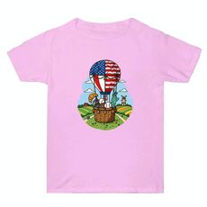 Maglietta estiva larga in cotone a maniche corte con stampa personalizzata su richiesta, taglia: XXXL (rosa-3)