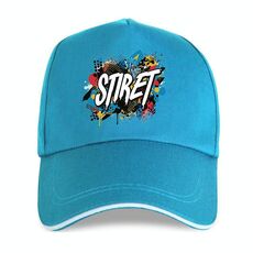 Cappello con visiera in poliestere e cotone con fibbia in acciaio, stampa su richiesta (blu lago)