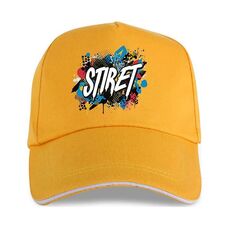 Cappello con visiera in poliestere e cotone con fibbia in acciaio, stampa su richiesta (giallo)