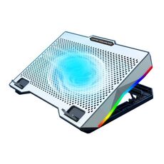 S601 RGB Light Notebook Cooler Regolabile in Altezza Gaming Laptop Cooling Pad