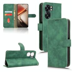Per Oukitel C58 Custodia in pelle magnetica con chiusura magnetica (verde)