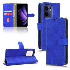 Per OPPO Reno13 F 5G Custodia in pelle magnetica con chiusura magnetica (blu)
