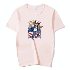 Maglietta a maniche corte in modal con scollo rotondo stampato per bambini, stampa su richiesta, taglia: XL (arancione)