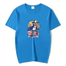 Maglietta a maniche corte in modal con scollo rotondo stampato per bambini, stampa su richiesta, taglia: XL (grigio)