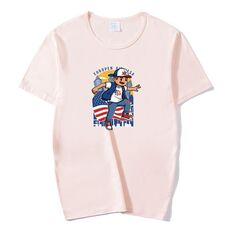 Maglietta a maniche corte in modal con scollo rotondo stampato da ragazzo, stampa su richiesta, taglia: XXXXXL (arancione)