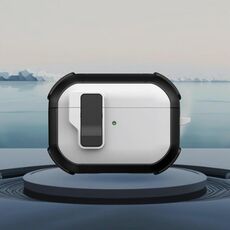 Per AirPods Pro 2 Starship Custodia per auricolari wireless con interruttore magnetico (bianco blu)