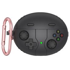 Per Huawei Freebuds 5i / 6i Custodia per auricolari in silicone in stile console di gioco retrò (grigio scuro)