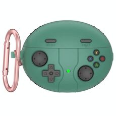 Per Huawei Freebuds 5i / 6i Custodia per auricolari in silicone in stile console di gioco retrò (verde pino)