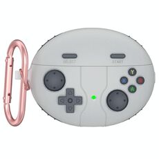 Per Huawei Freebuds 5i / 6i Custodia per auricolari in silicone in stile console di gioco retrò (grigio chiaro)