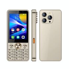 UNIWA A3501 Feature Phone, 2 GB + 16 GB, 3,5 pollici Android 8.1 MT6737M Quad Core, Rete: 4G, Doppia SIM (Oro)