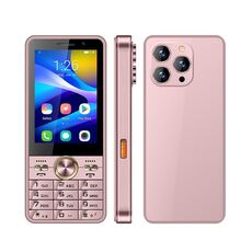 UNIWA XS17 Feature Phone, 2 GB + 16 GB, 3,5 pollici Android 8.1 MT6737M Quad Core, Rete: 4G, Doppia SIM (Oro rosa)
