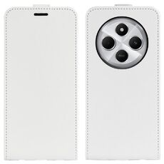 Per Xiaomi Redmi 14C 4G R64 Texture Custodia per telefono in pelle con flip verticale singolo (bianco)