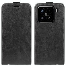 Per Xiaomi 15 R64 Texture Custodia per telefono in pelle con flip verticale singolo (nero)