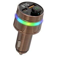C74 Caricabatterie per auto Bluetooth 5.3 PD 30W Ricarica rapida con display digitale
