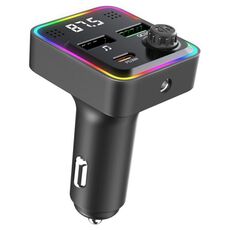 C71 3-in-1 PD 30W Adattatore per caricabatterie accendisigari Trasmettitore FM Caricabatterie per auto Bluetooth