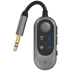 Adattatore audio per connessione wireless stereo per auto W10, ricevitore trasmettitore Bluetooth 5.3 per auto 2 in 1