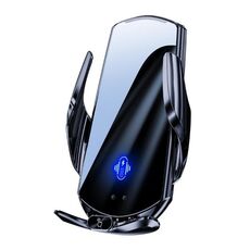 Supporto per telefono con navigazione per auto Q15 Supporto per bocchetta dell'aria per auto Supporto di ricarica wireless magnetico (nero)