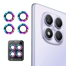 Per Redmi Note 14 Pro 4G Global ENKAY Hat-Prince 9H Obiettivo della fotocamera posteriore Pellicola in vetro temperato in lega di alluminio (colorato)