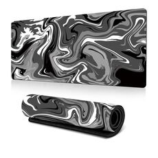 Grande tappetino per mouse astratto per computer da ufficio, dimensioni: 300x600x2 mm (Abstract Fluid 2)