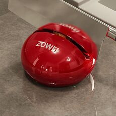 Affilacoltelli a ventosa da cucina, mini utensile per affilatura, utensile per affilatura rapida in acciaio al tungsteno (rosso)