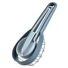 Affettatrice per avocado multifunzionale 3 in 1, taglia frutta per uso domestico (blu)