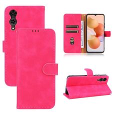 Per Cubot A10 Custodia in pelle magnetica con chiusura magnetica (rosso rosa)