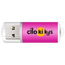 Chiavetta USB 2.0 in metallo colorato Stampa su richiesta, Memoria: 64 GB (Rosa rossa)